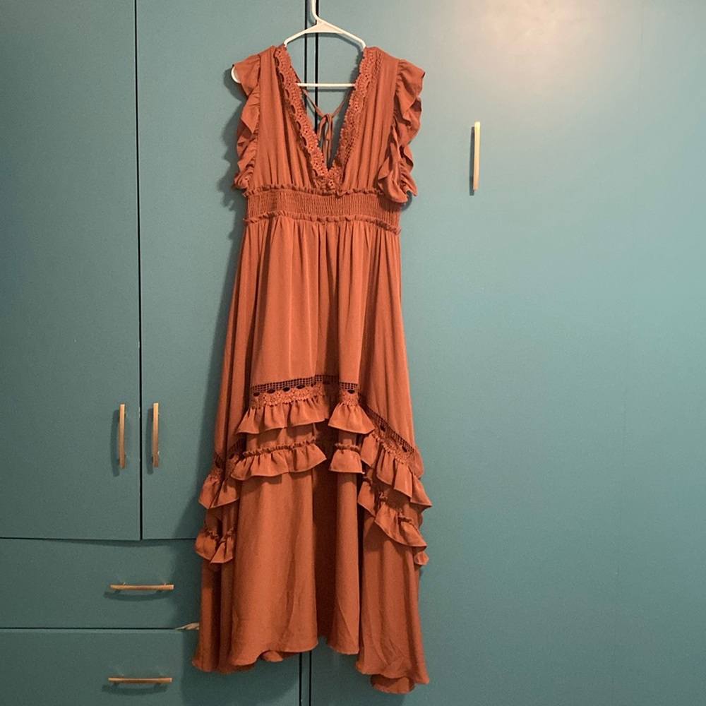 Baltic Born Jasmin Ruffle Maxi Dress